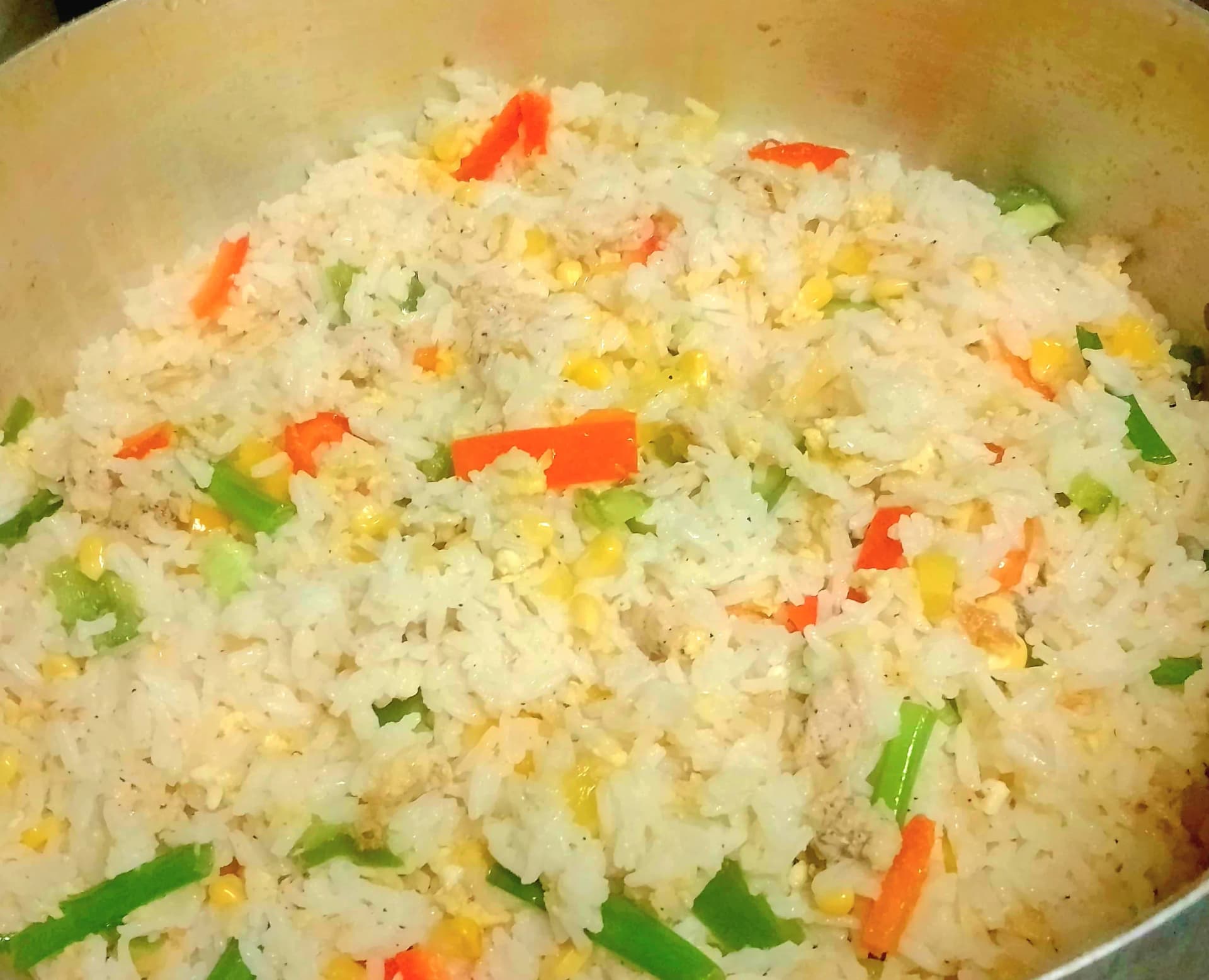 Chicken Egg and combo fried rice